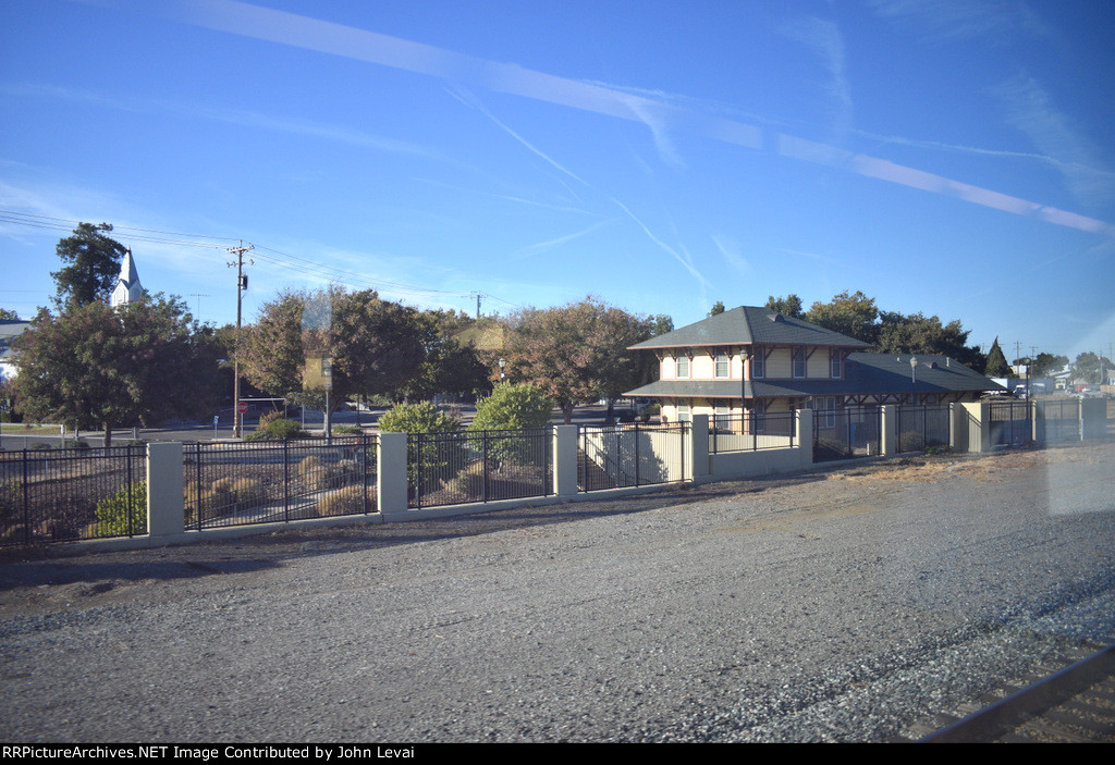 Passing the former SP Dixon Station